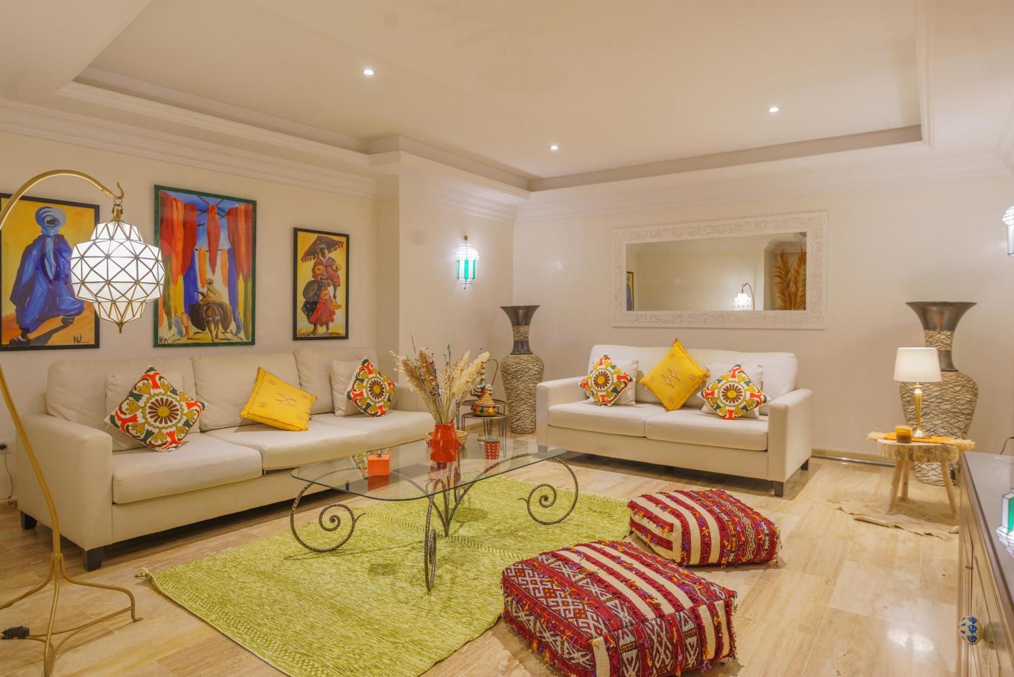 Luxueux 138 M2 Avec Piscine Apartment Marrakesh Bagian luar foto
